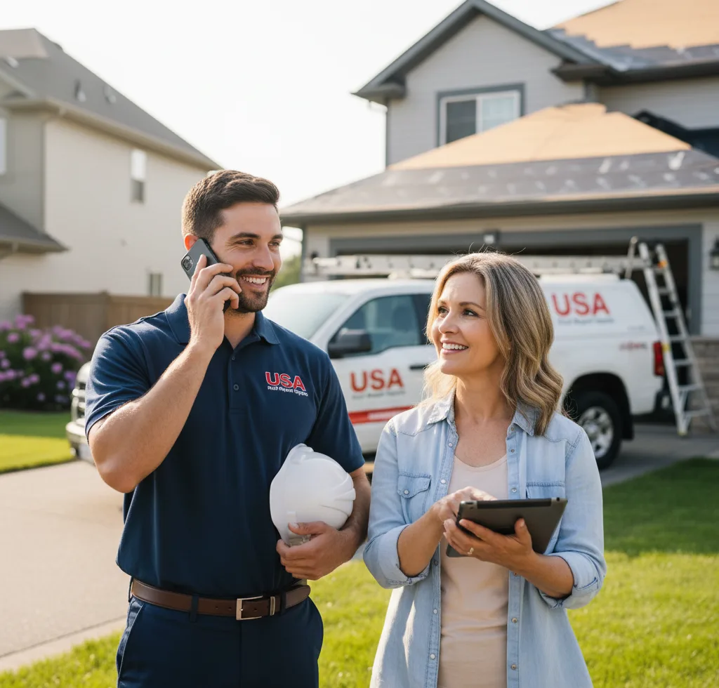 USA Roof Repair Experts customer support in Barberton